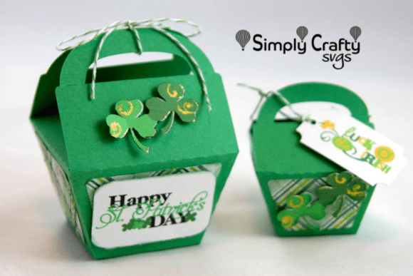 Angled Treat Box 3D SVG Freebies Review