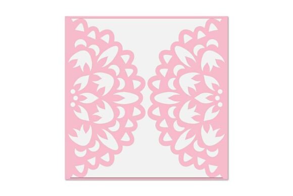 Floral Mandala Gate Fold Cutout Card 3D SVG Review