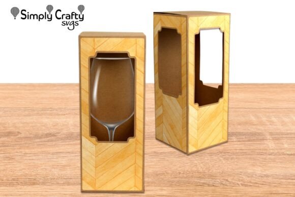 Large Wine Glass Fliptop Box SVG Review