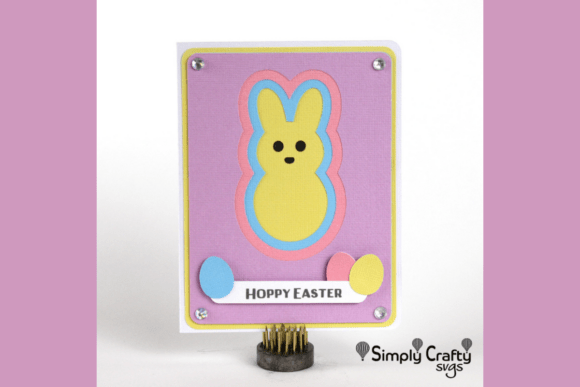 Layered Bunny Card SVG: 3D Easter Asset Review