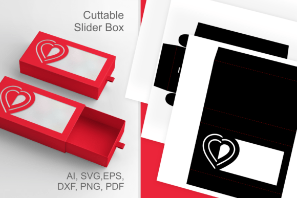 Modern Heart Window 3D SVG for Valentine S Day