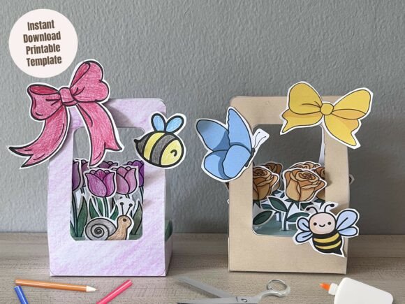Mothers Day Flower Box Craft 3D SVG Review