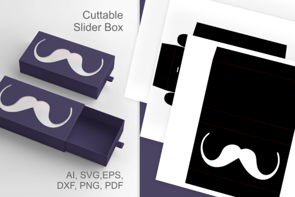 Mustache 3 Slide N Drawer Box: A Father's Day 3D SVG Review