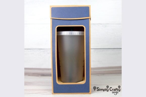 Tall Cold Cup Box SVG: 3D Objects for Blogs