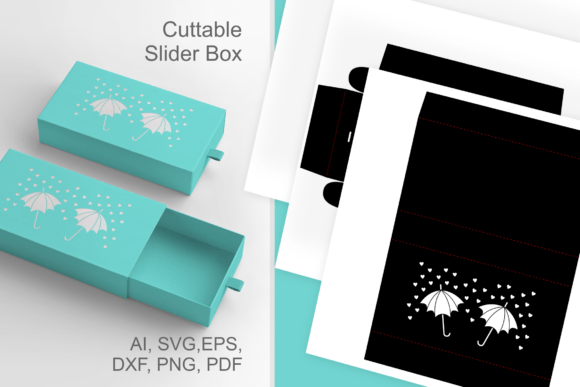 Umbrellas Baby Shower - Drawer Favor Box Review