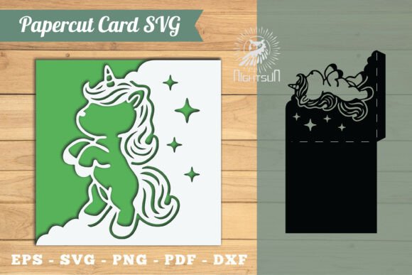 Unicorn Papercut Card SVG 3: A Brand Review