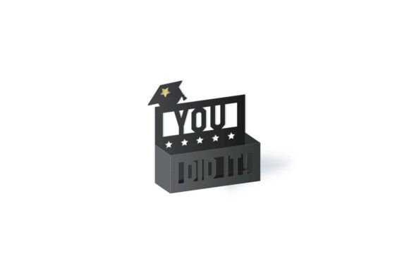 You Did It Graduation Favour Box W Star 3D SVG